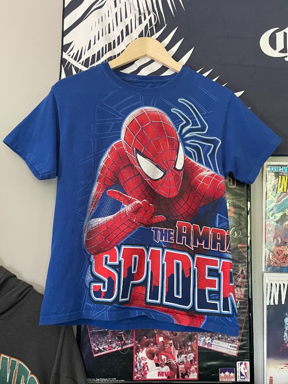 2014 The Amazing Spider-Man 2 Wrap Around Graphic T-shirt